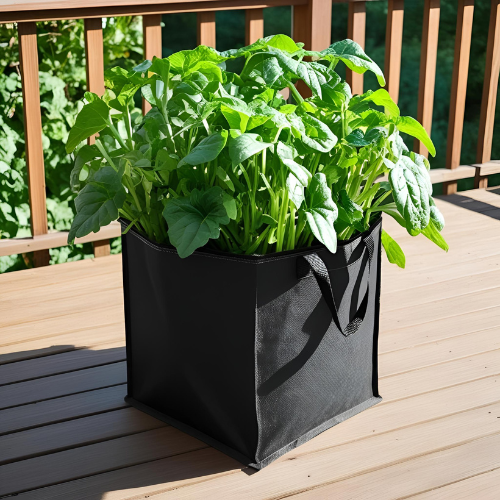 black garden grow bag